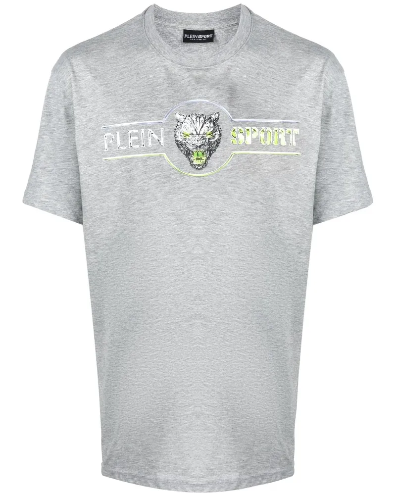 Philipp Plein Chrome Scratch Edition T-Shirt - Grau Grau