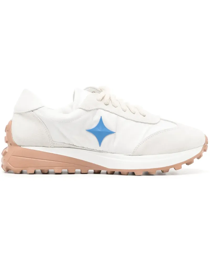 MADISON.MAISON Sneakers mit Wildlederbesatz - Weiß Weiß