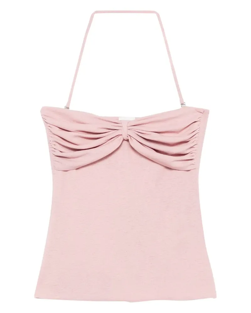 Nanushka Drapiertes Top - Rosa Rosa