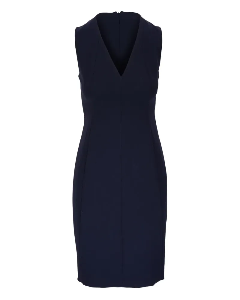 Akris V-neck sleeveless dress - Blau Blau