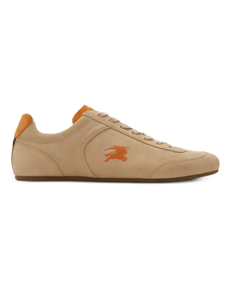 Burberry suede Knight runner sneakers - Nude Nude