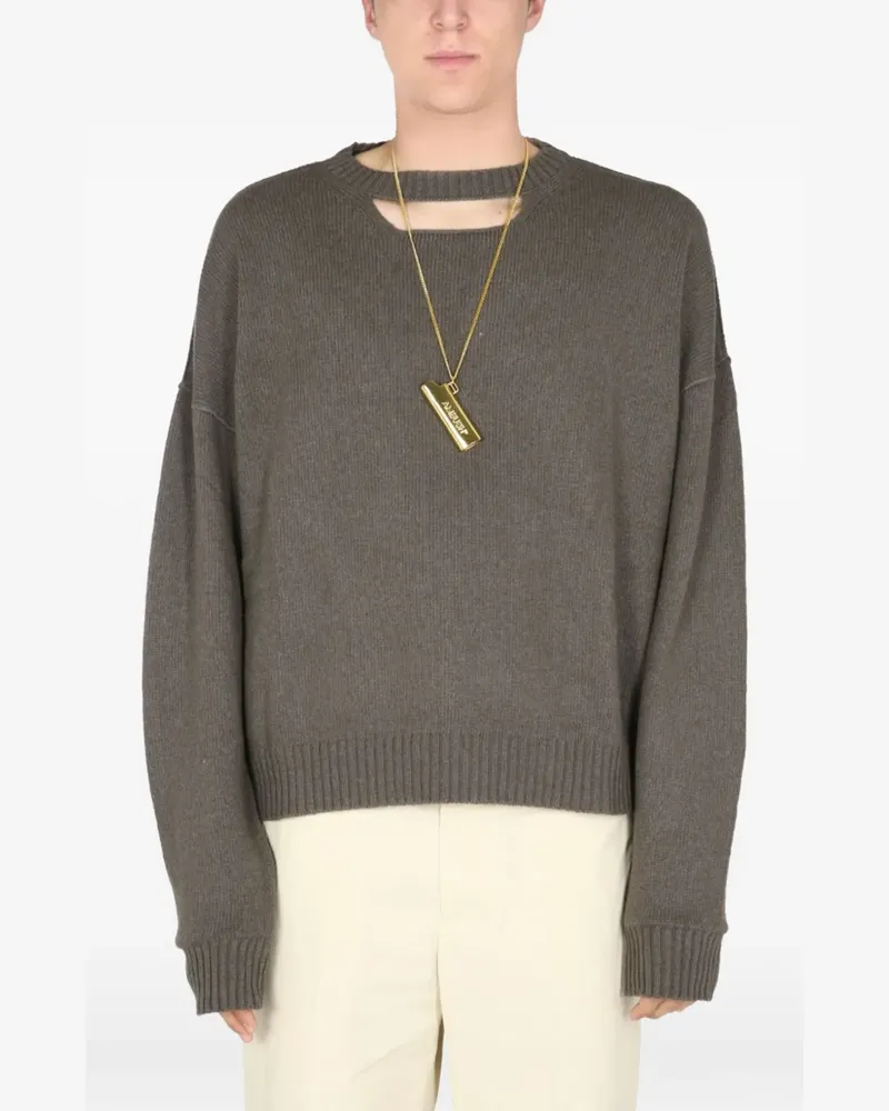 AMBUSH Pullover mit Cut-Out - Grün Grün