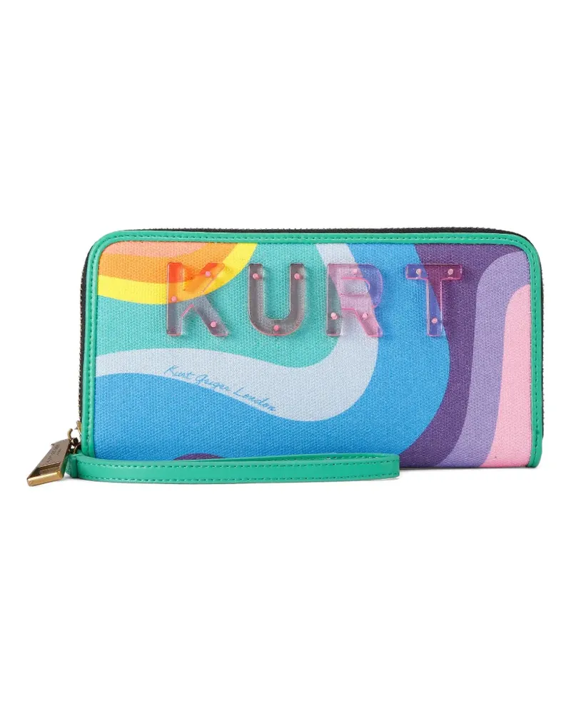 Kurt Geiger Kurt zip-around wallet - Blau Blau