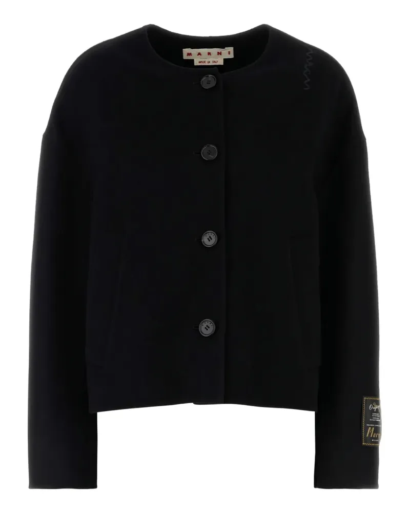 Marni Cardigan mit rundem Ausschnitt - Schwarz Schwarz