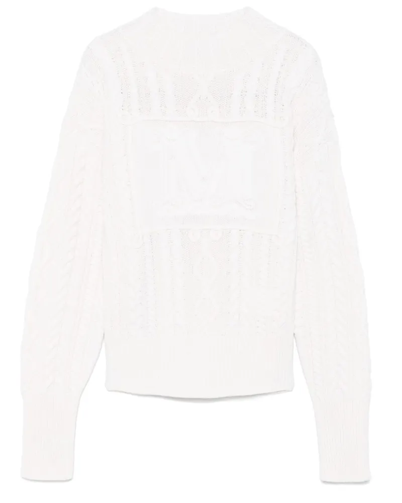 Max Mara Miranda Pullover - Weiß Weiß