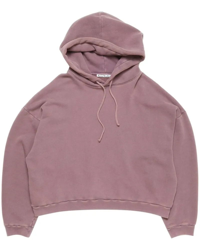 Acne Studios Hoodie aus Bio-Baumwolle - Violett Violett