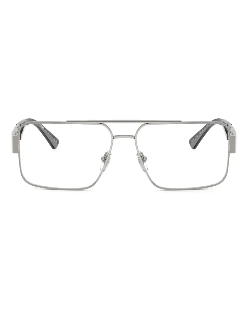 Versace pilot-frame glasses - Silber Silber