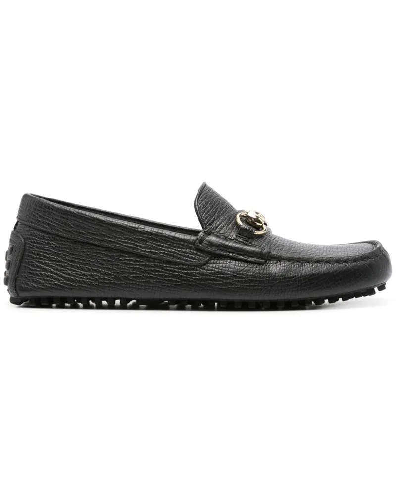 Gucci Loafer mit Horsebit-Spange Schwarz