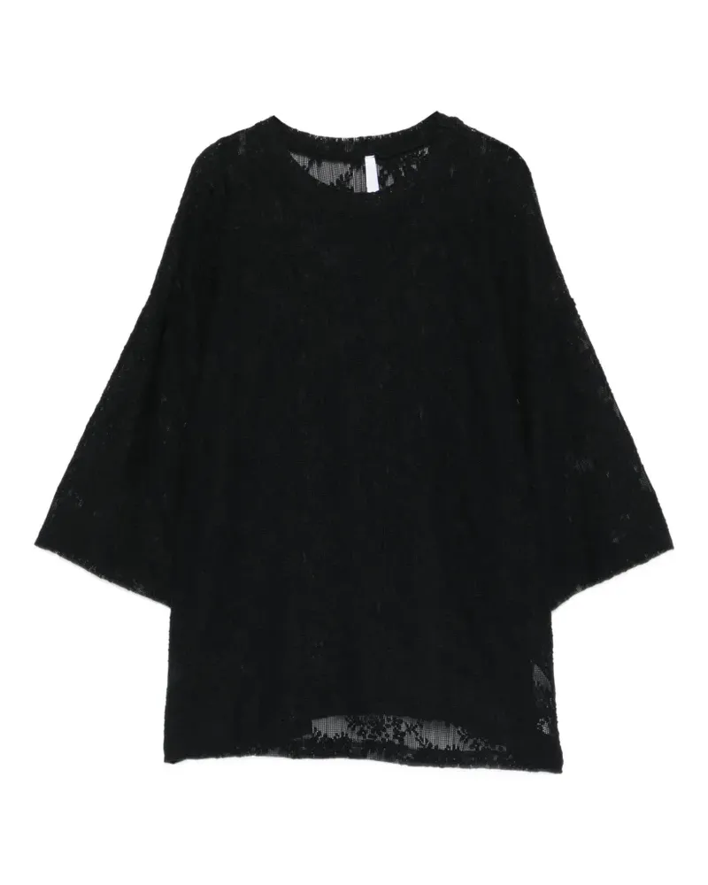 IMPERIAL lace top - Schwarz Schwarz