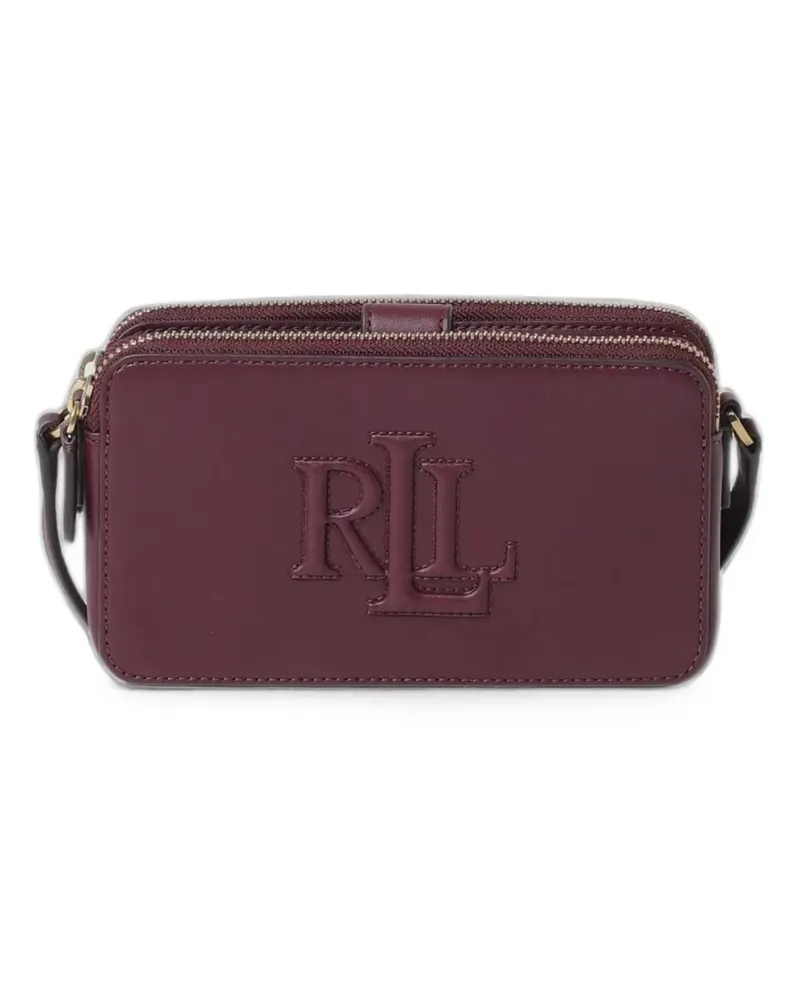 Ralph Lauren Witley logo-embossed leather crossbody bag - Rot Rot