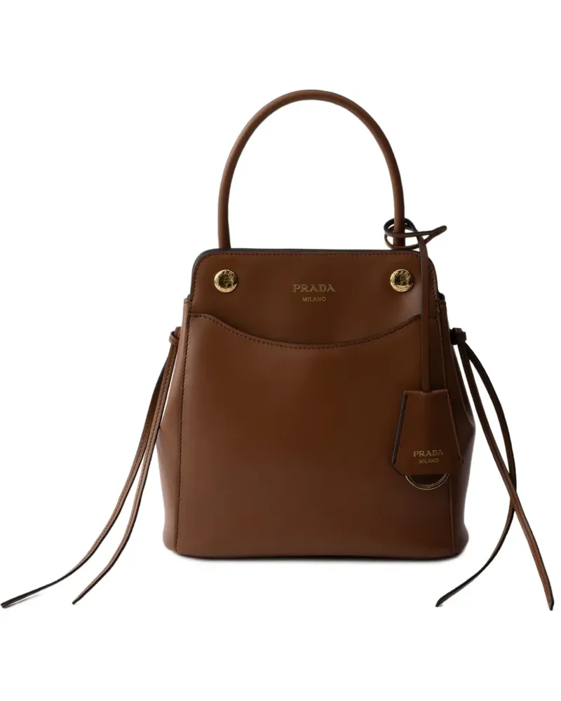 Prada Mini Carry Handtasche - Braun Braun