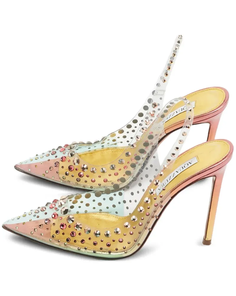 Aquazzura crystal pumps - Weiß Weiß