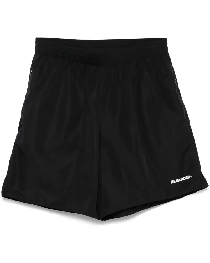 Jil Sander Shorts mit Logo-Print - Blau Blau