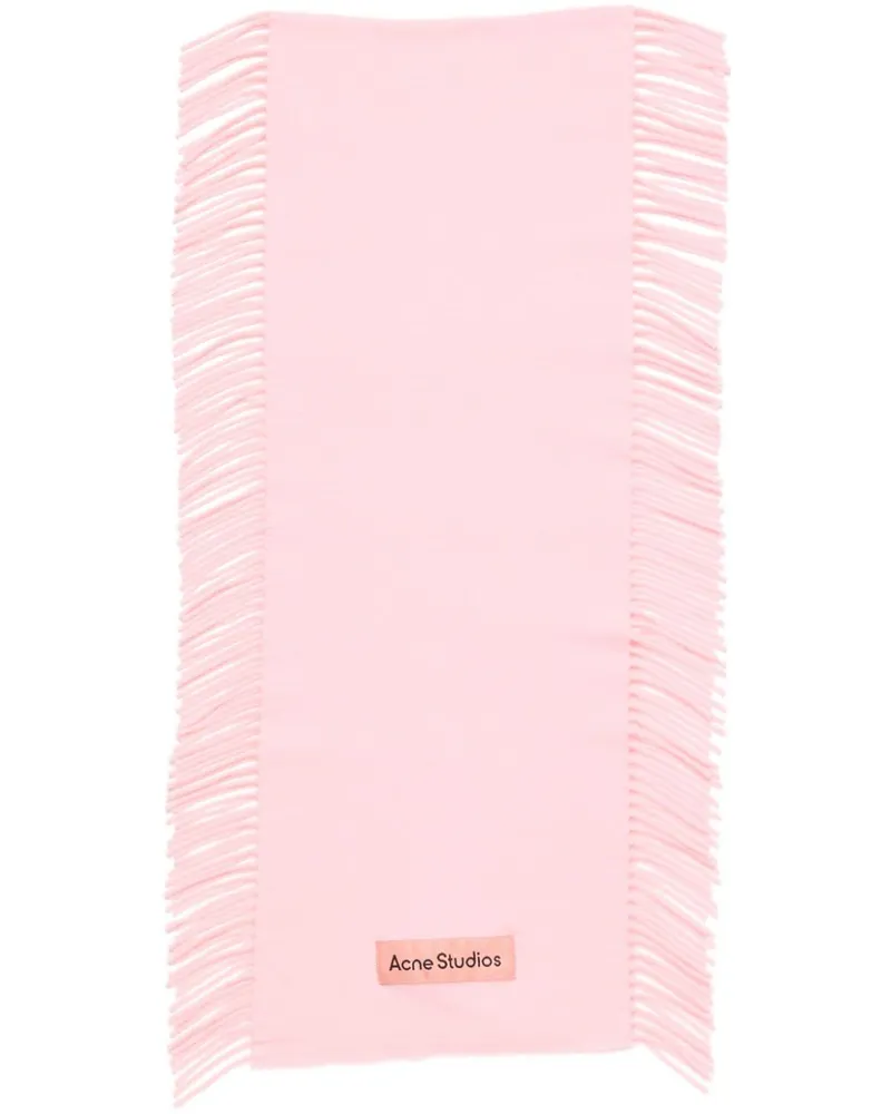 Acne Studios Schal mit Fransen - Rosa Rosa