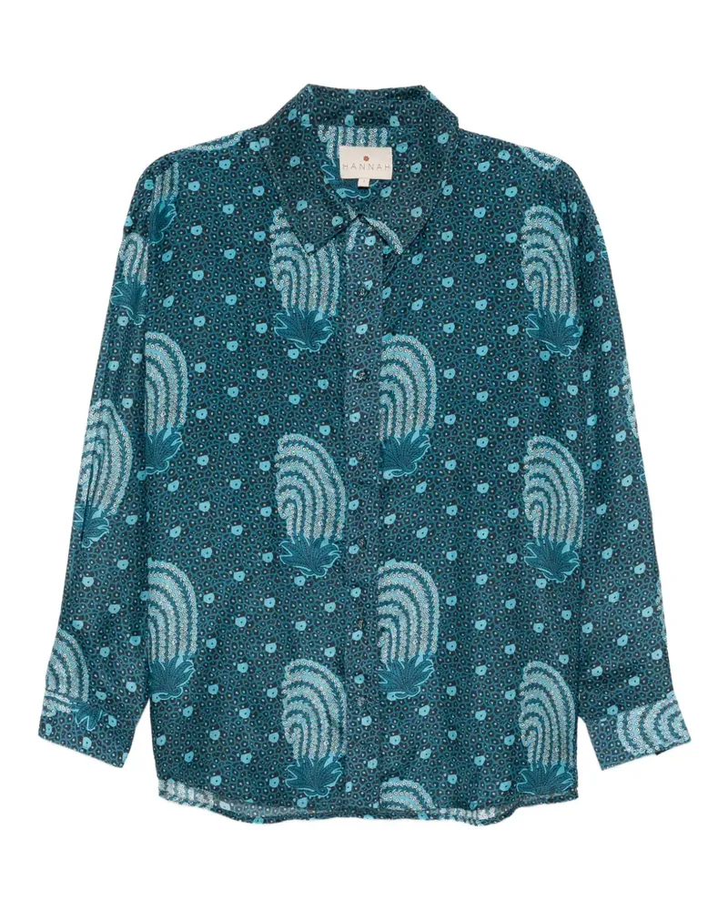 Hannah Artwear Stevie Hemd - Blau Blau