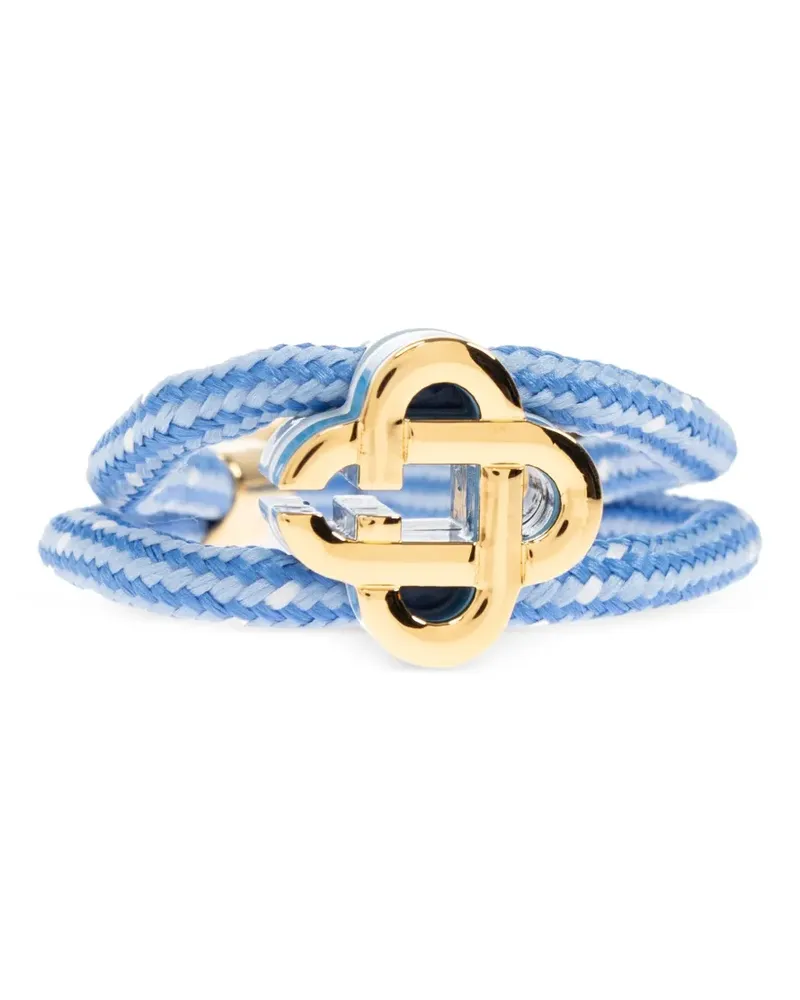 Casablanca Paris Kordelarmband mit Knoten - Blau Blau