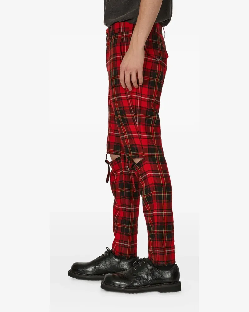 Comme des Garçons Hose mit Schnallenverschluss - Rot Rot