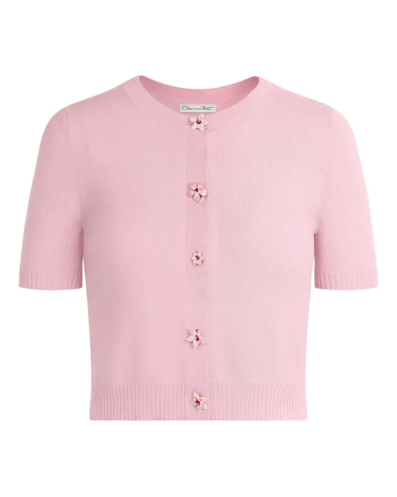 Oscar de la Renta Cardigan mit Knöpfen - Rosa Rosa