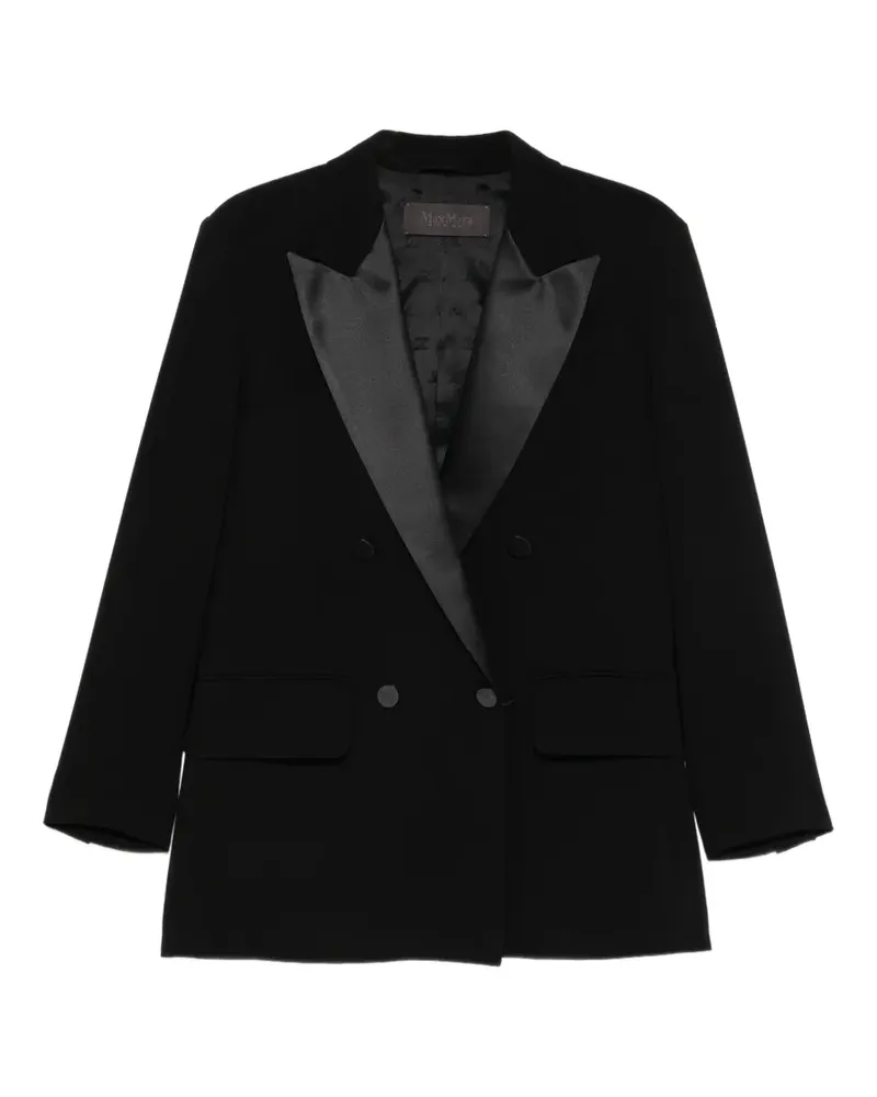 Max Mara Doppelreihiges Sakko - Schwarz Schwarz