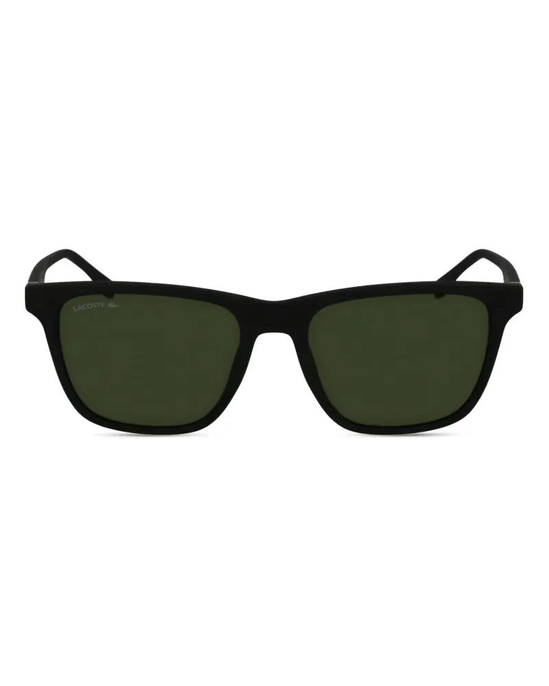 Lacoste Sonnenbrille mit Logo-Print - Schwarz Schwarz