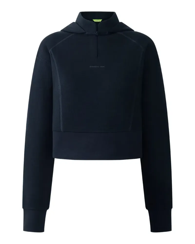 Shanghai Tang Hoodie mit Logo - Schwarz Schwarz