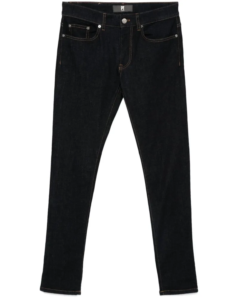 PT TORINO Jeans mit Logo-Patch - Blau Blau