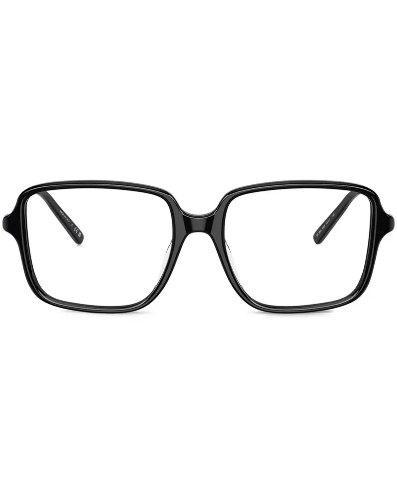 Brunello Cucinelli Brille mit Oversized-Gestell - Schwarz Schwarz