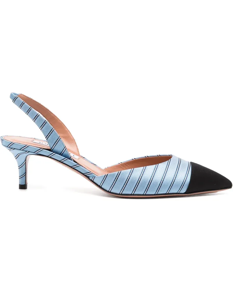 Aquazzura Gestreifte Pumps - Blau Blau