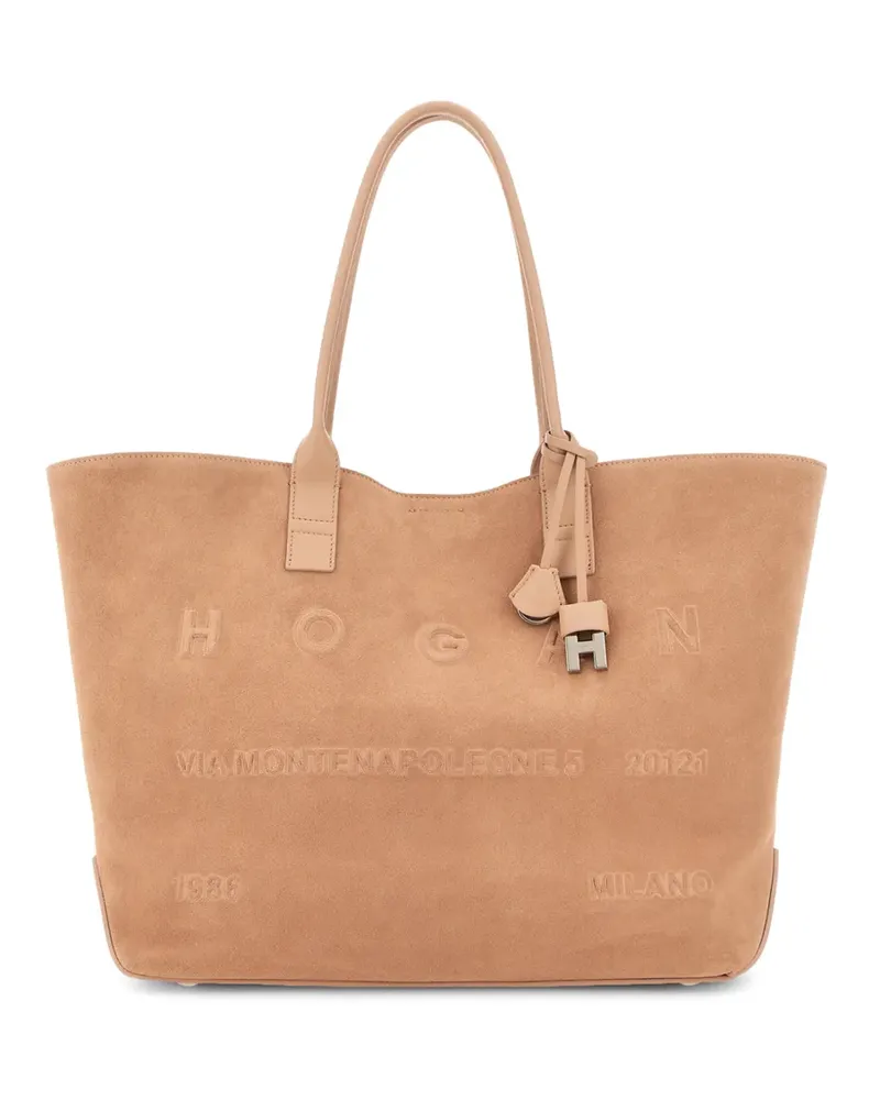 Hogan Mittelgroße  Address Shopping Bag - Nude Nude