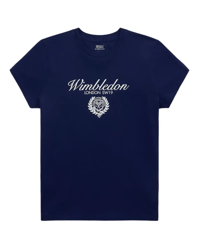 Ralph Lauren Wimbledon T-Shirt mit Logo - Blau Blau