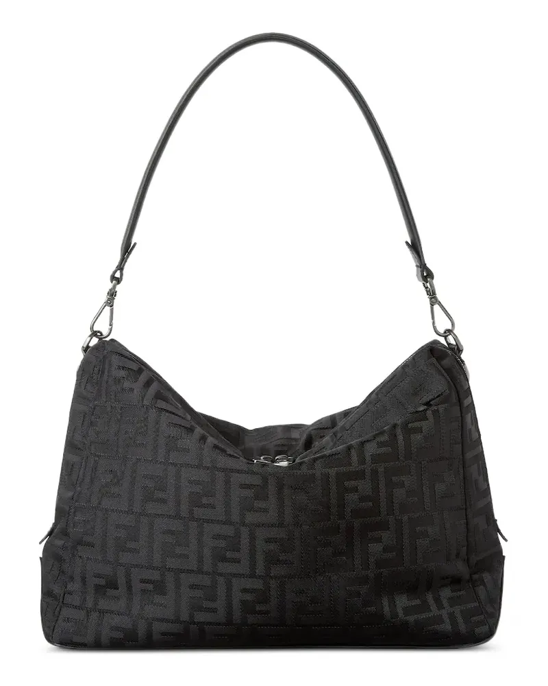 Fendi Große Lui Schultertasche - Schwarz Schwarz