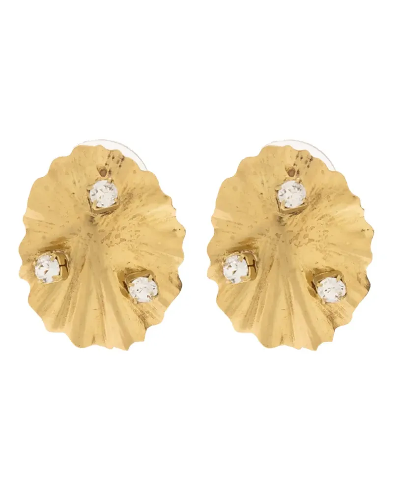 Ulla Johnson ruffled-design earrings - Gold Gold