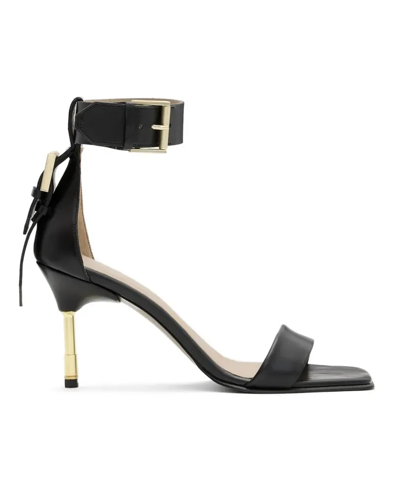 AllSaints Sandalen mit eckiger Kappe - Schwarz Schwarz