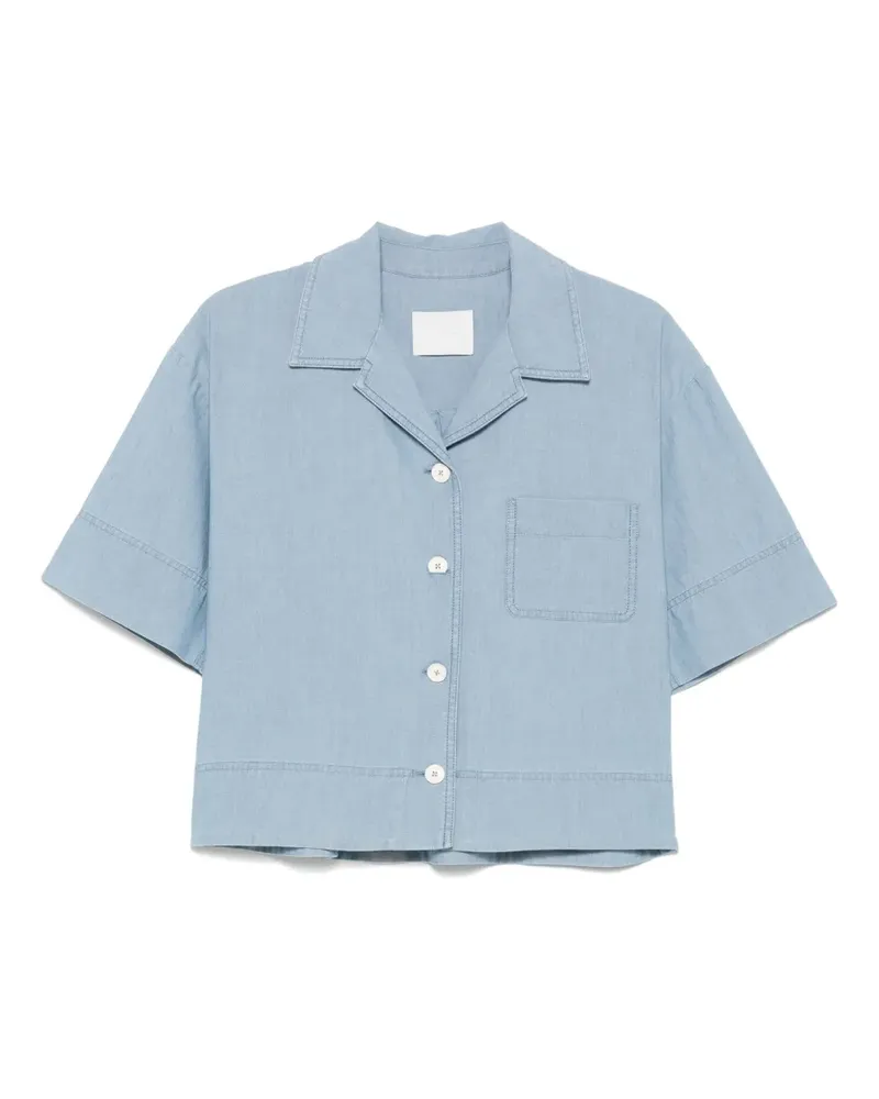 CIRCOLO 1901 Hemd aus Chambray - Blau Blau