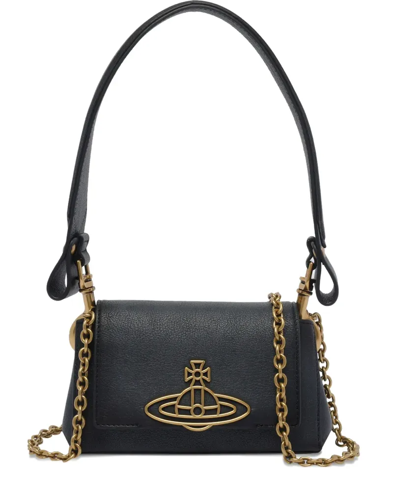 Vivienne Westwood Schultertasche aus Faux-Leder - Schwarz Schwarz