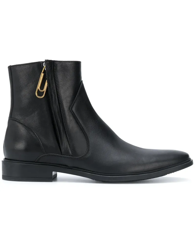 OFF-WHITE Chelsea-Boots mit Büroklammer - Schwarz Schwarz