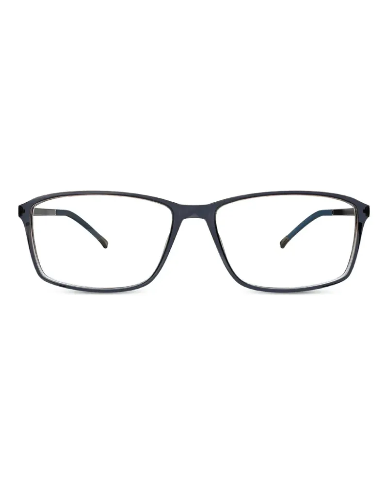 Silhouette SPX Illusion rectangle-frame glasses - Blau Blau