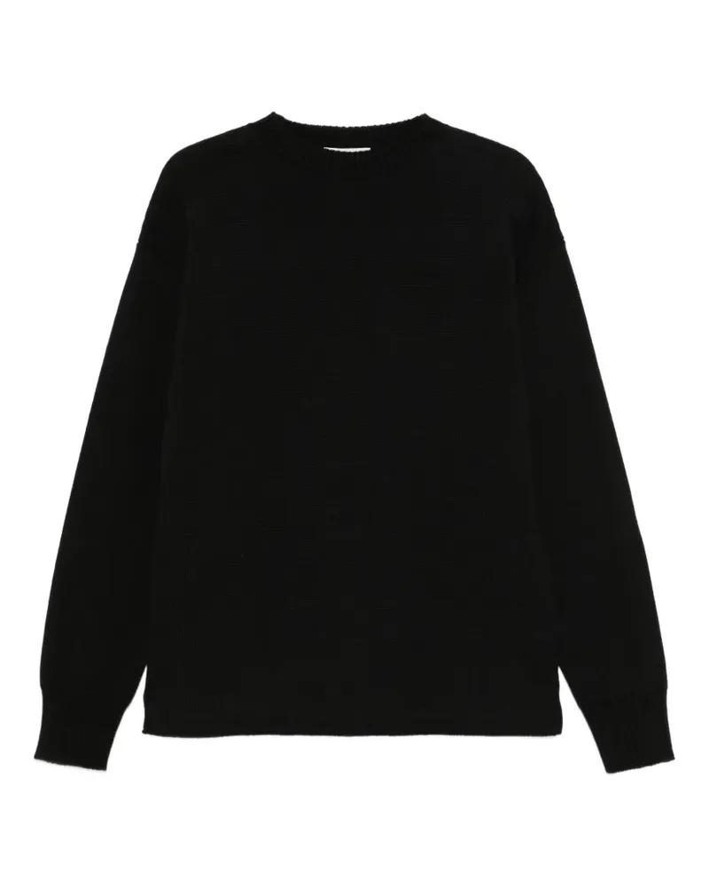 Christophe Lemaire Langärmeliger Pullover - Schwarz Schwarz