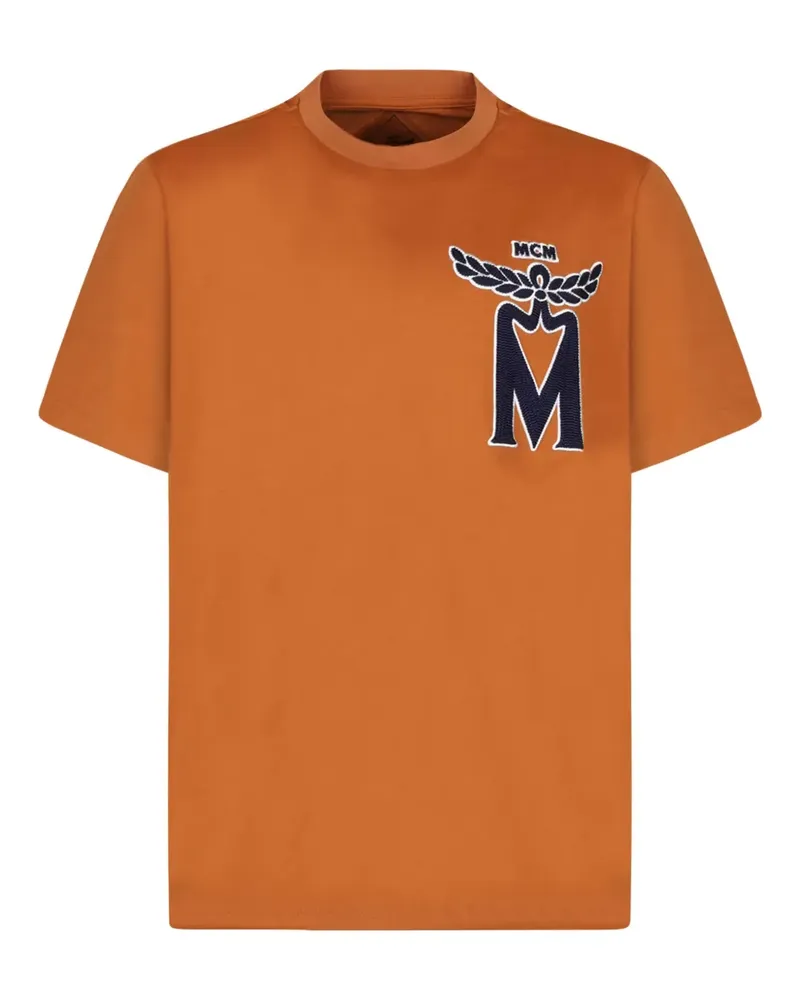 MCM T-Shirt aus Bio-Baumwolle - Braun Braun