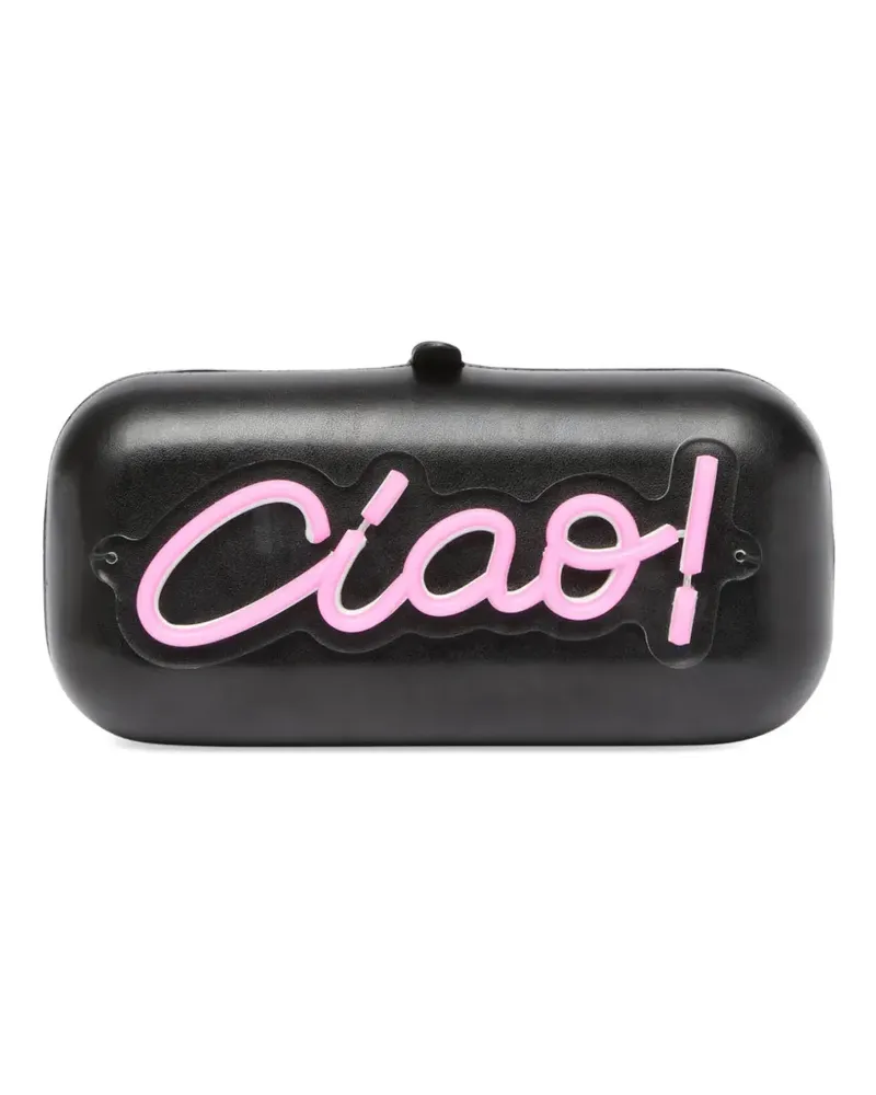Moschino Verzierte Clutch - Schwarz Schwarz