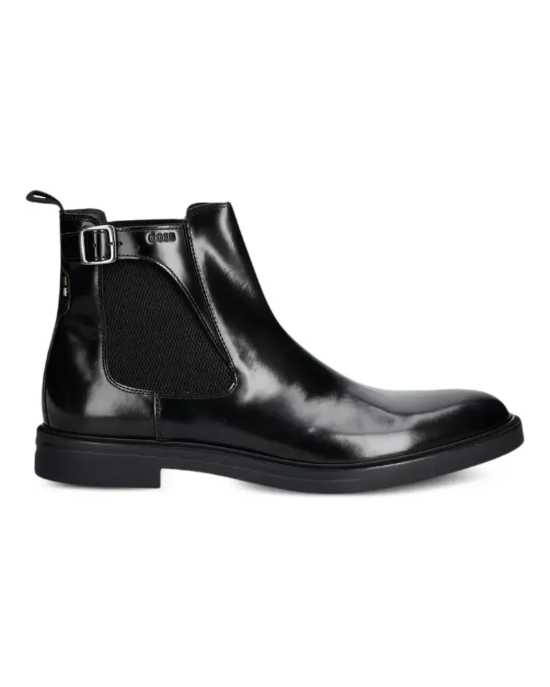 HUGO BOSS Calev Chelsea-Boots aus Leder - Schwarz Schwarz