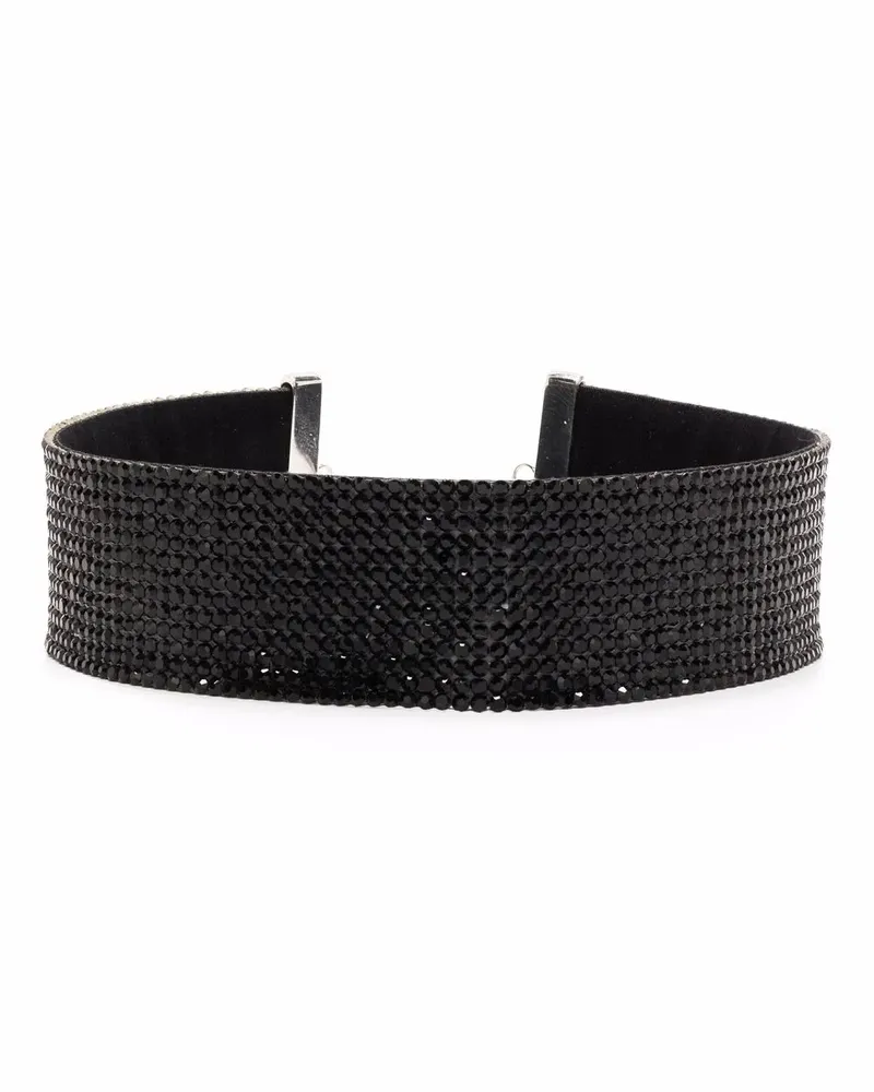 Nuè Choker mit Strass - Schwarz Schwarz