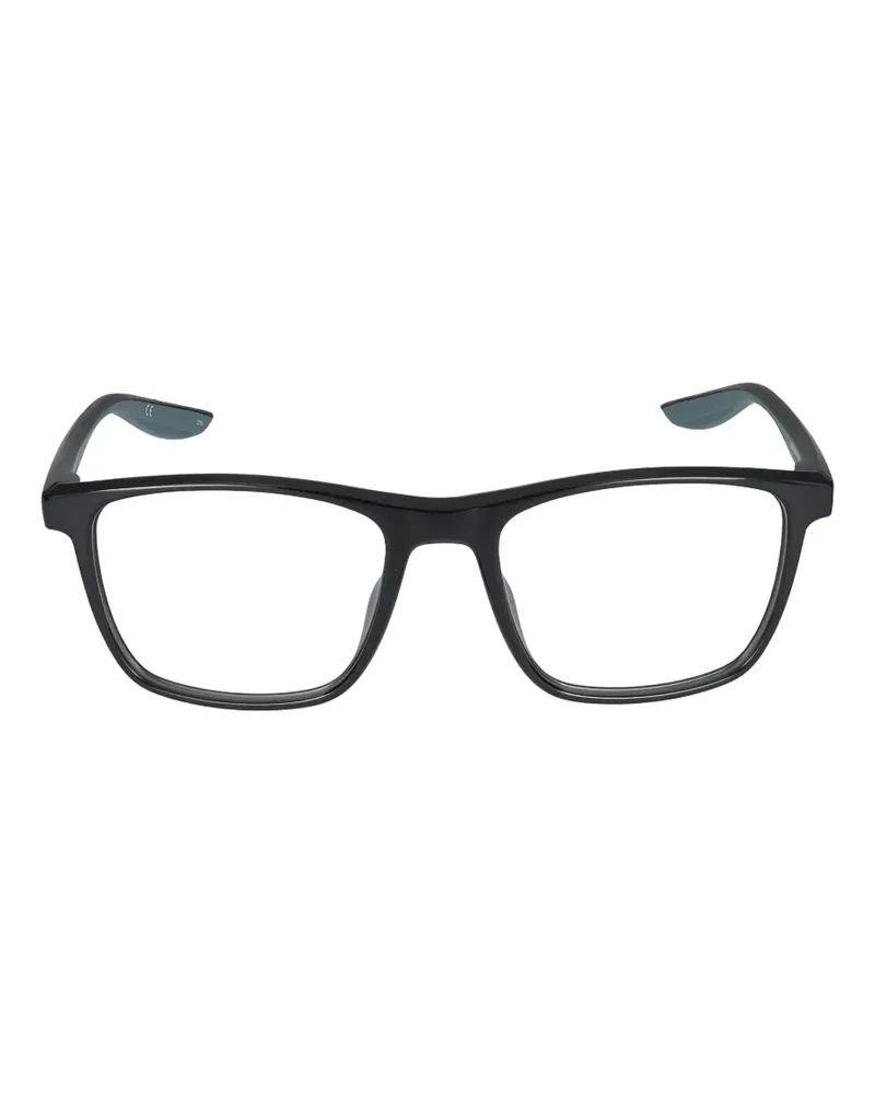Nike rectangle-frame glasses - Schwarz Schwarz