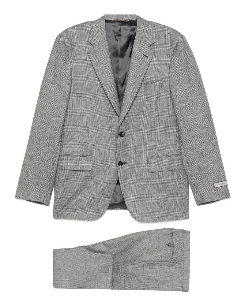 Canali Prince of Wales check suit - Grau Grau