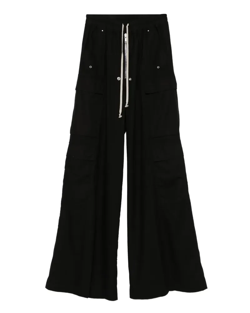 Rick Owens Palazzohose mit Kordelzug - Schwarz Schwarz