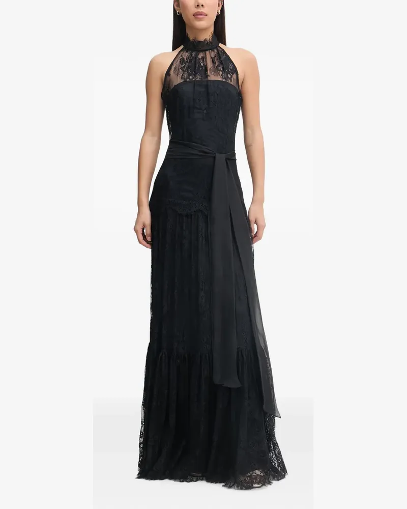 Aniye By Noa Kleid mit Spitze - Schwarz Schwarz