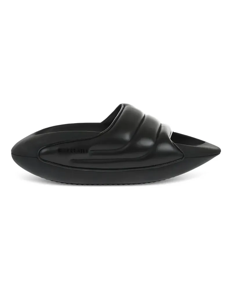Balmain quilted leather sandals - Schwarz Schwarz