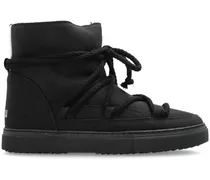 High-Top-Pumps mit Kordelspitze - Schwarz