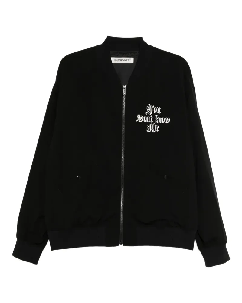 Undercover Jacke mit grafischem Print - Schwarz Schwarz