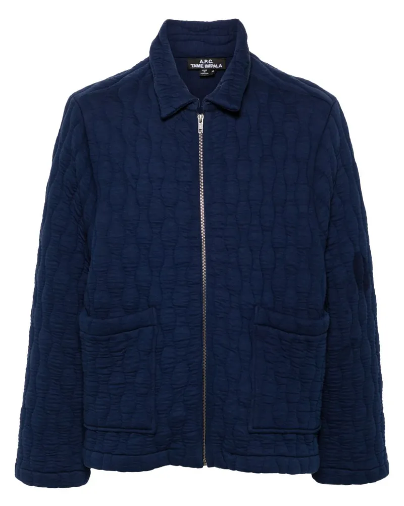 A.P.C. x Tame Impala Fish Jacke - Blau Blau